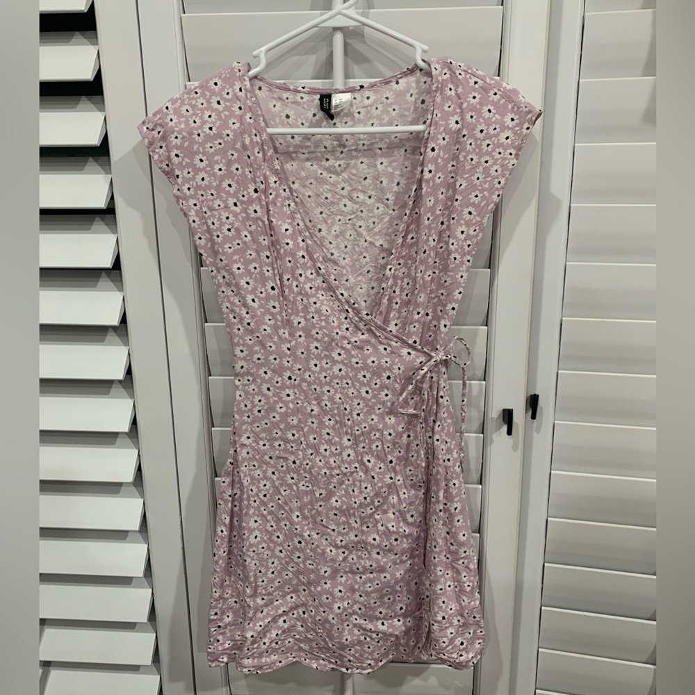 H&M (Divided) Floral Wrap Dress